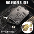 Magnetic Fidget Spinner Pop Coin Stress Relief Toy Three-Layer Sound Wave Design - Silver