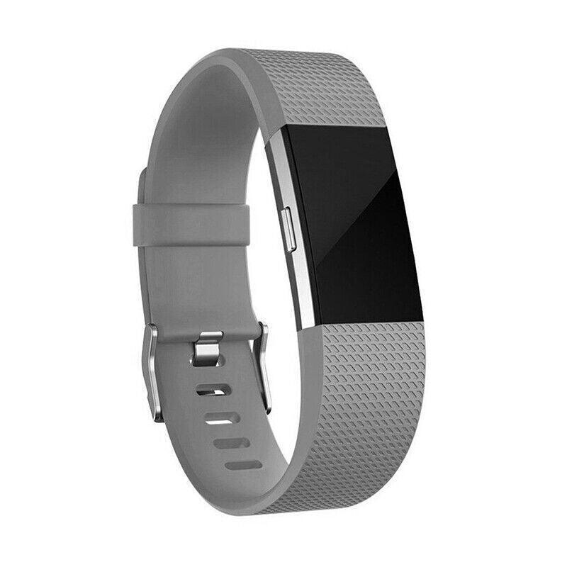 L Size Silicone Watch Wrist Sports Strap For Fitbit Charge Band Wristband Replacement - Mint Green