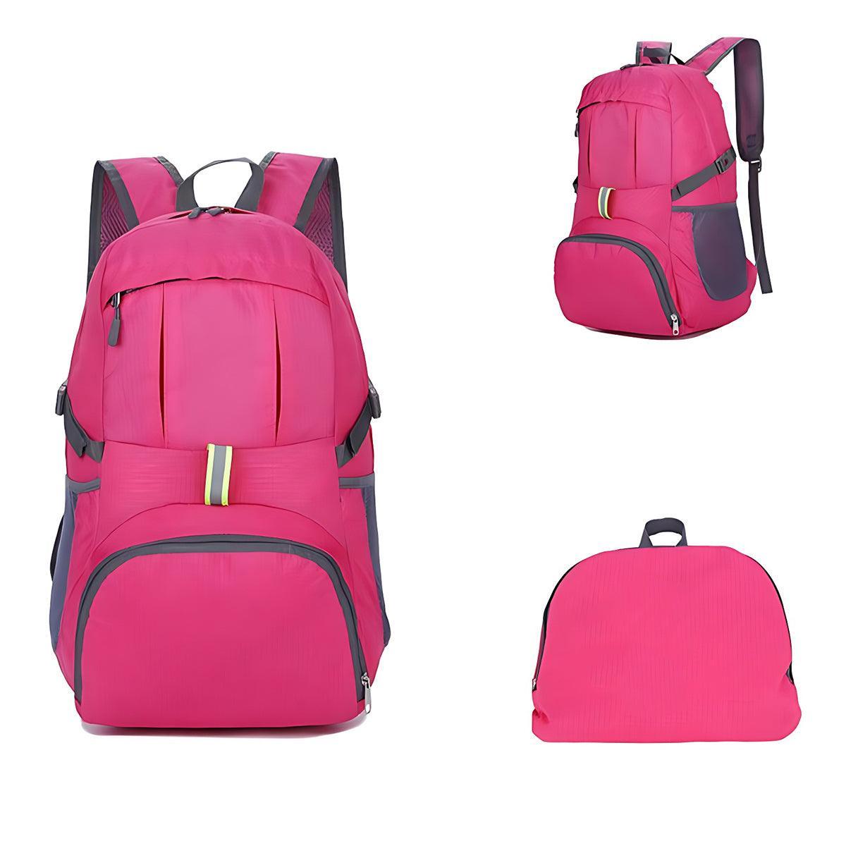 35L Light Foldable Outdoor Sports Backpack Camping Hiking Travel Bag - Black