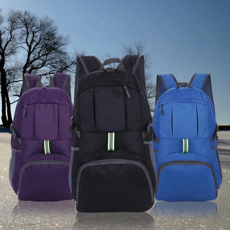 35L Light Foldable Outdoor Sports Backpack Camping Hiking Travel Bag - Orange