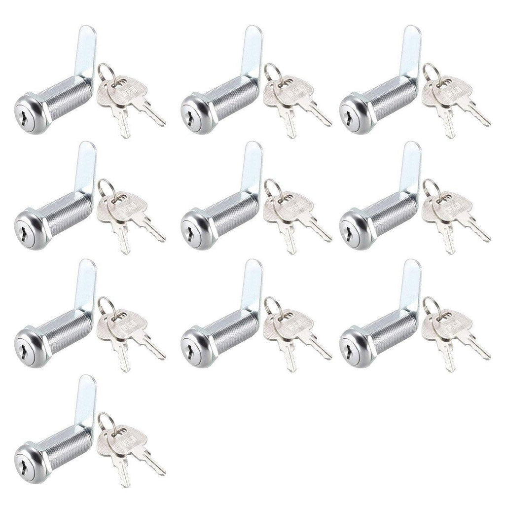 1/5/10pcs File Cabinet Drawer Milk Box Swivel Lock Small Round Security Lock - 16mm-10PCS