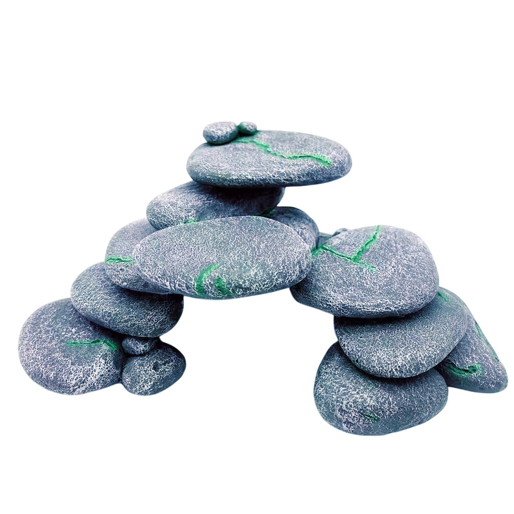 Turtle Climbing Platform Staircase Balcony Ramp for Aquarium Fish Tank Habitat - A