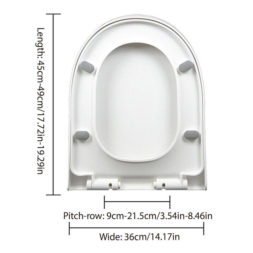 Toilet Seat Cover Universal Toilet Lid Cover Replacement Bathroom Seat Cover