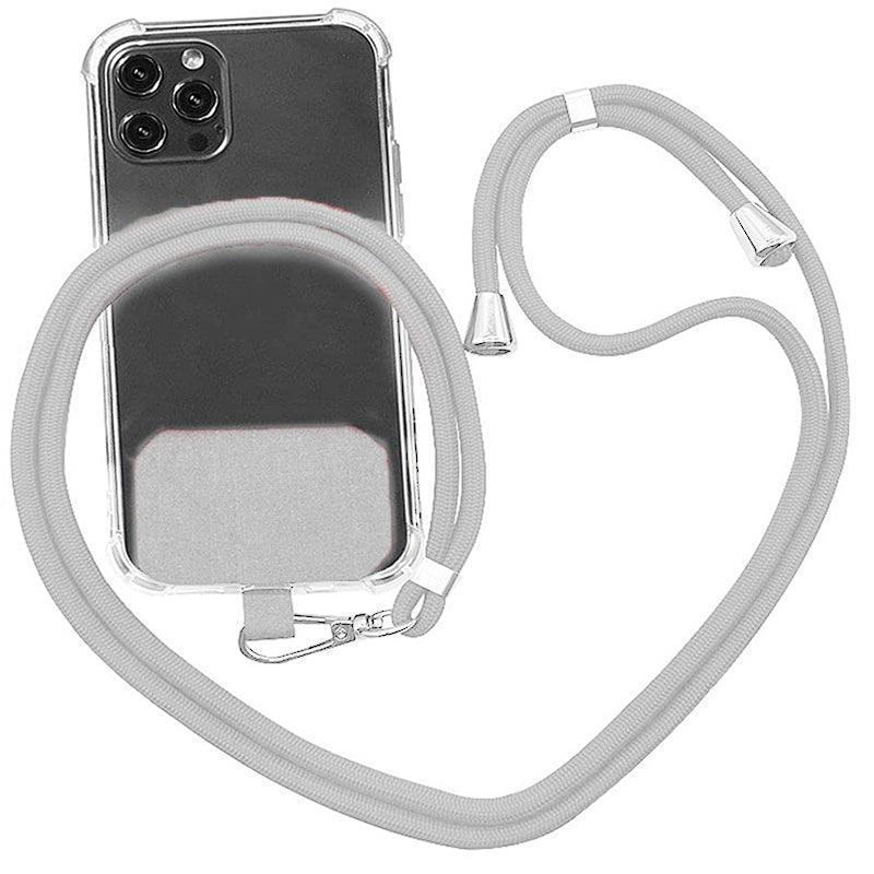 Adjustable Phone Lanyard with Patch for Most Cases Neck Strap Holder - Green