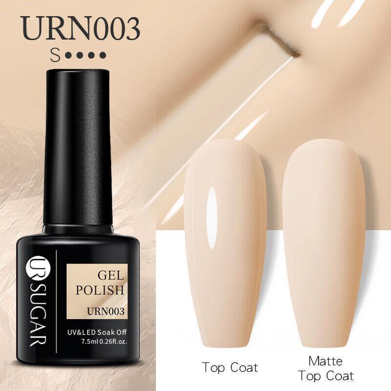 Glitter Nail Gel Polish UV LED Soak Off Varnish Colour Manicure Top Base Coat - UR-88