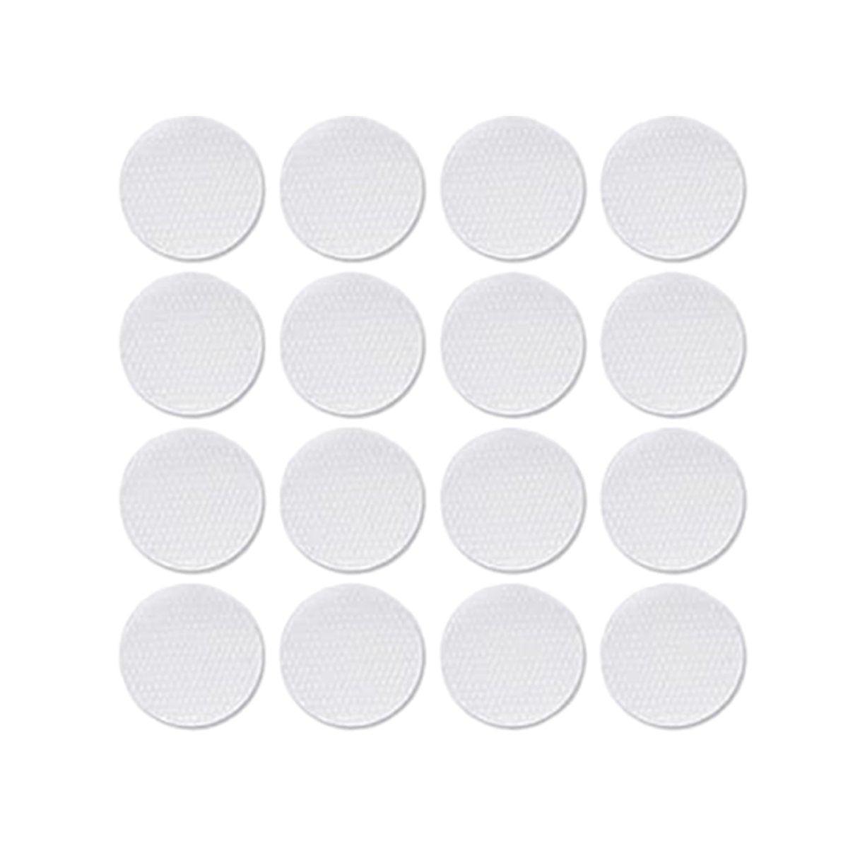 Strong Sticky Round Self Adhesive Dots DIY Bond Tape No Mark Fasteners - White 102Pairs - 15mm