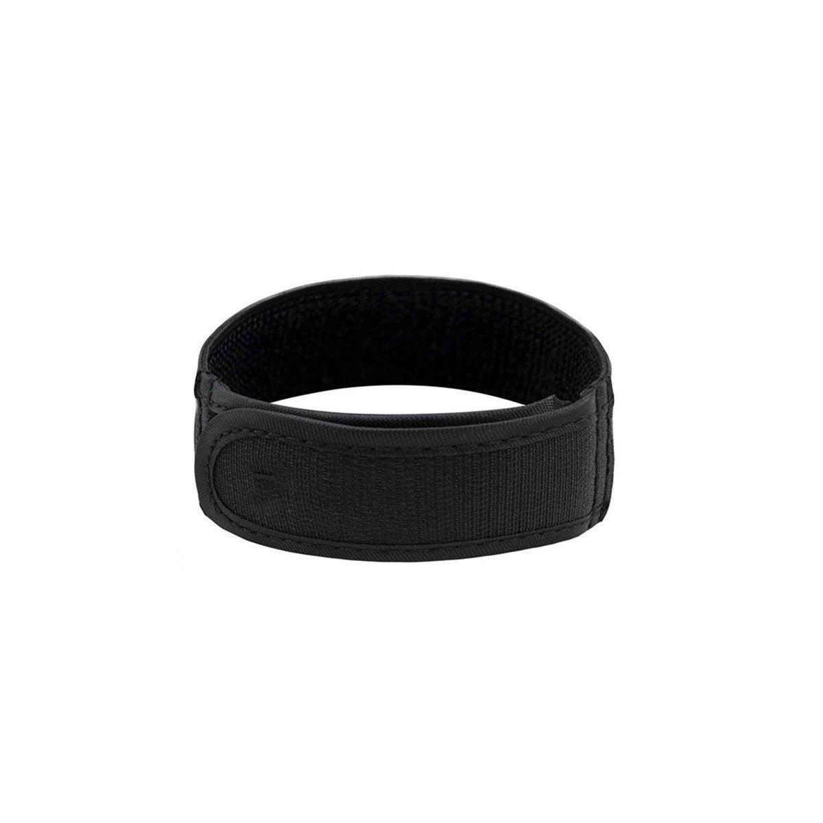 Adjustable Elastic Nylon Belt No Buckle Velcro Leisure Convenient Waistband - Brown-M