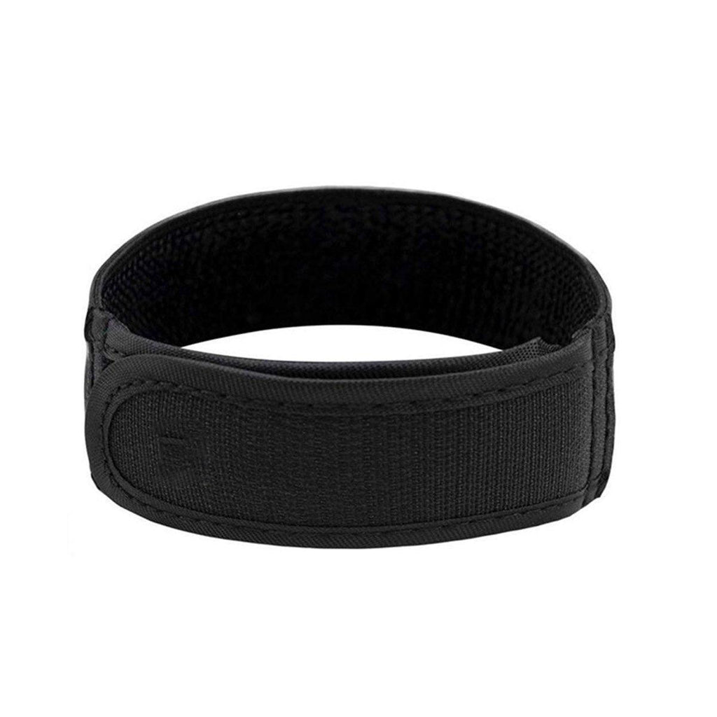 Adjustable Elastic Nylon Belt No Buckle Velcro Leisure Convenient Waistband - Brown-M