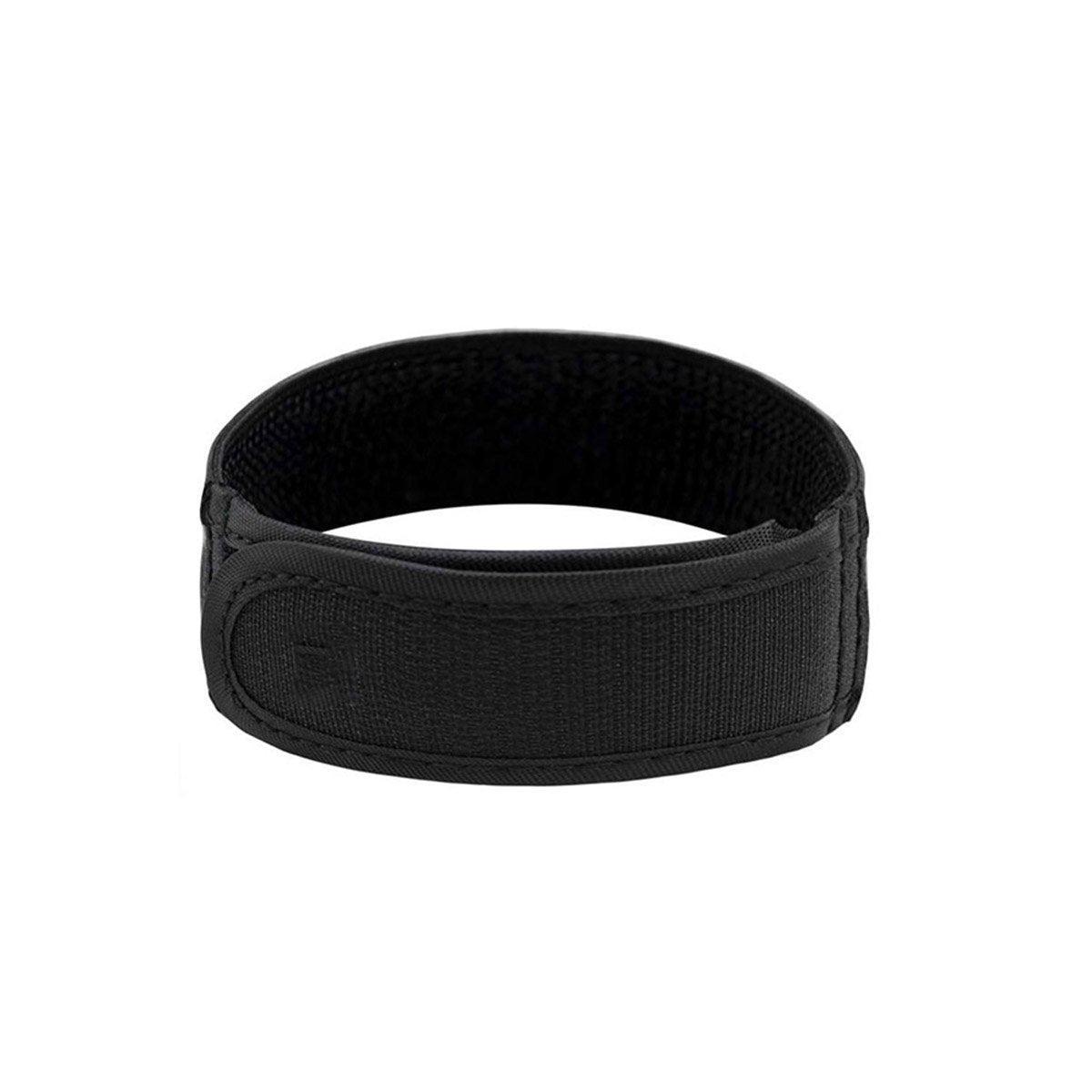 Adjustable Elastic Nylon Belt No Buckle Velcro Leisure Convenient Waistband - Brown-S