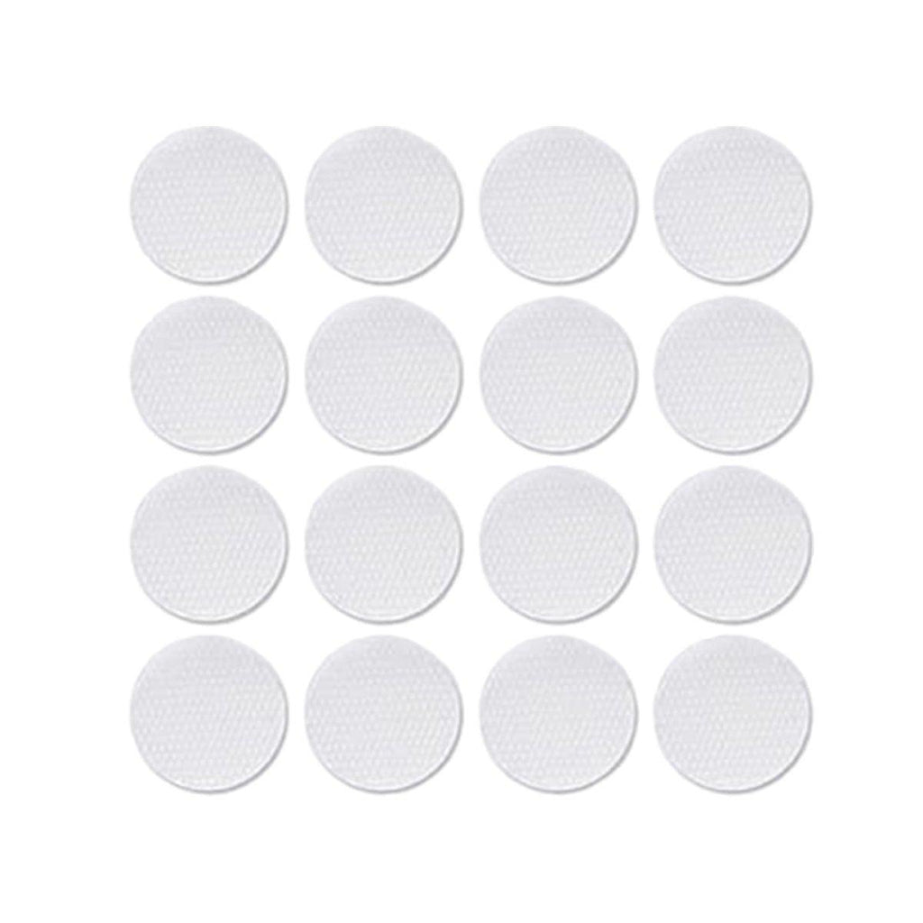 Strong Sticky Round Self Adhesive Dots DIY Bond Tape No Mark Fasteners - White 9 Pairs - 30mm