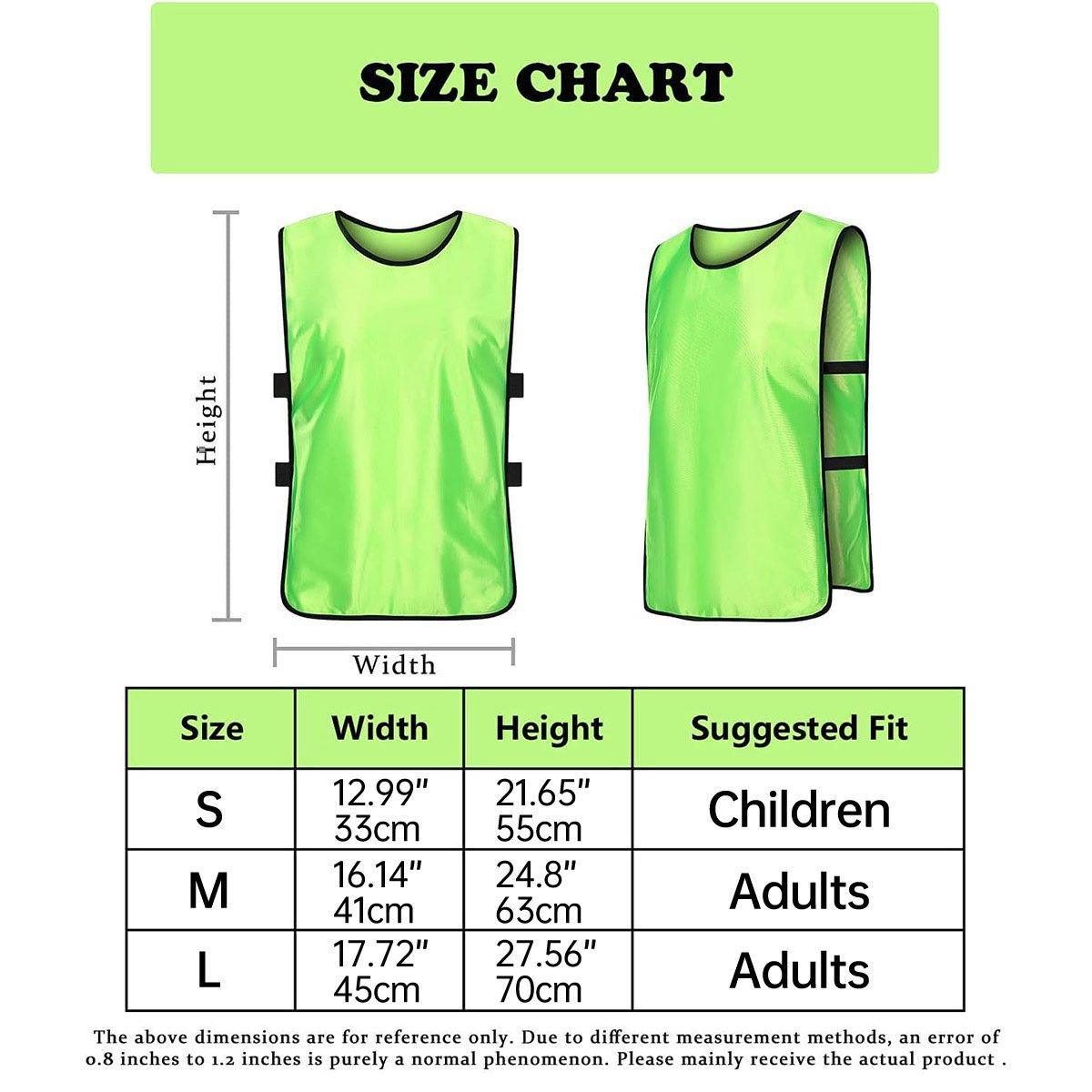 6X Sports Training Bibs Soccer Vests Group Team Bibs Basketball Cricket Football - Dark Blue-S