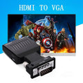 Hdmi To Vga Male Video Adapter Female Cable Converter With Audio Hd 1080P Au
