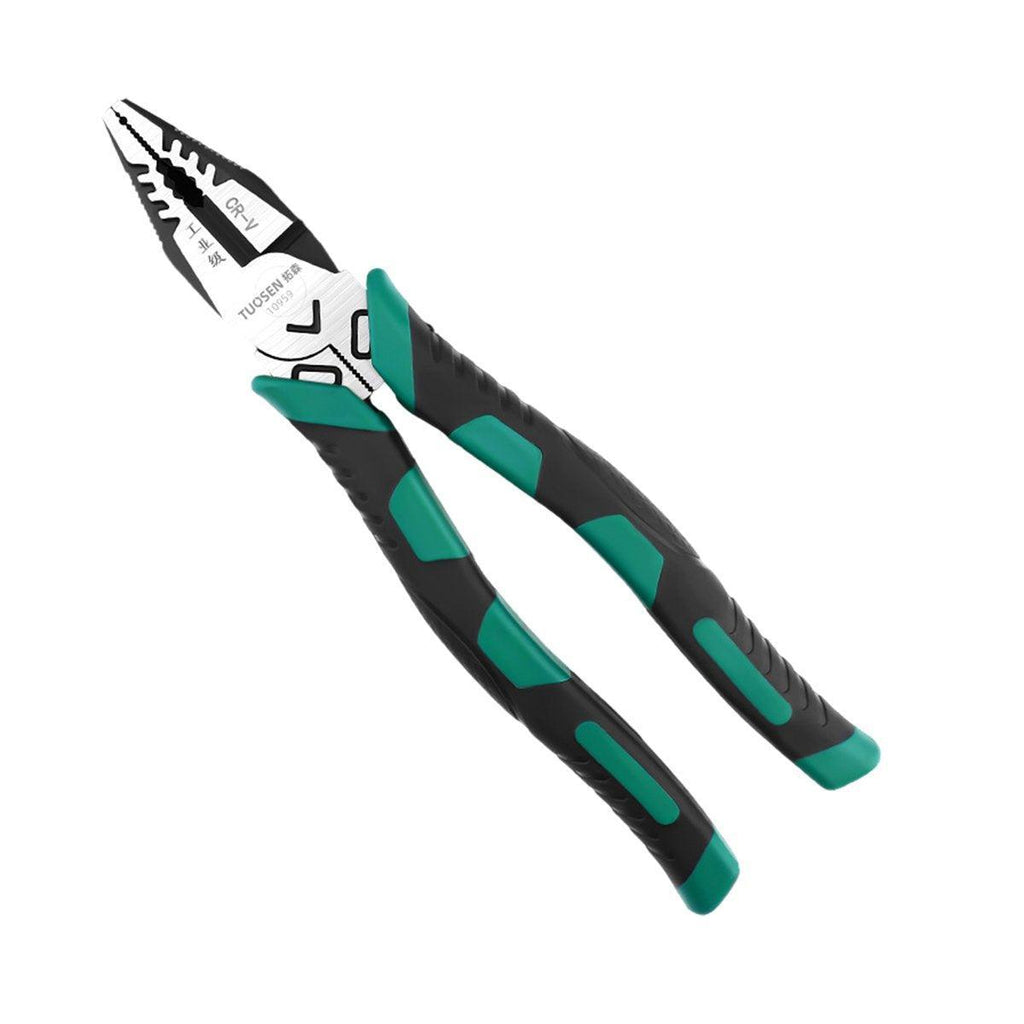 Labor-Saving Multi-Functional Tiger Pliers Flat Needle-Nose Diagonal Wire Pliers - Wire cutters-7inch