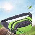 Fanny Pack Zip Pouch Hiking Climbing Sport Bum Waist Bag - Red