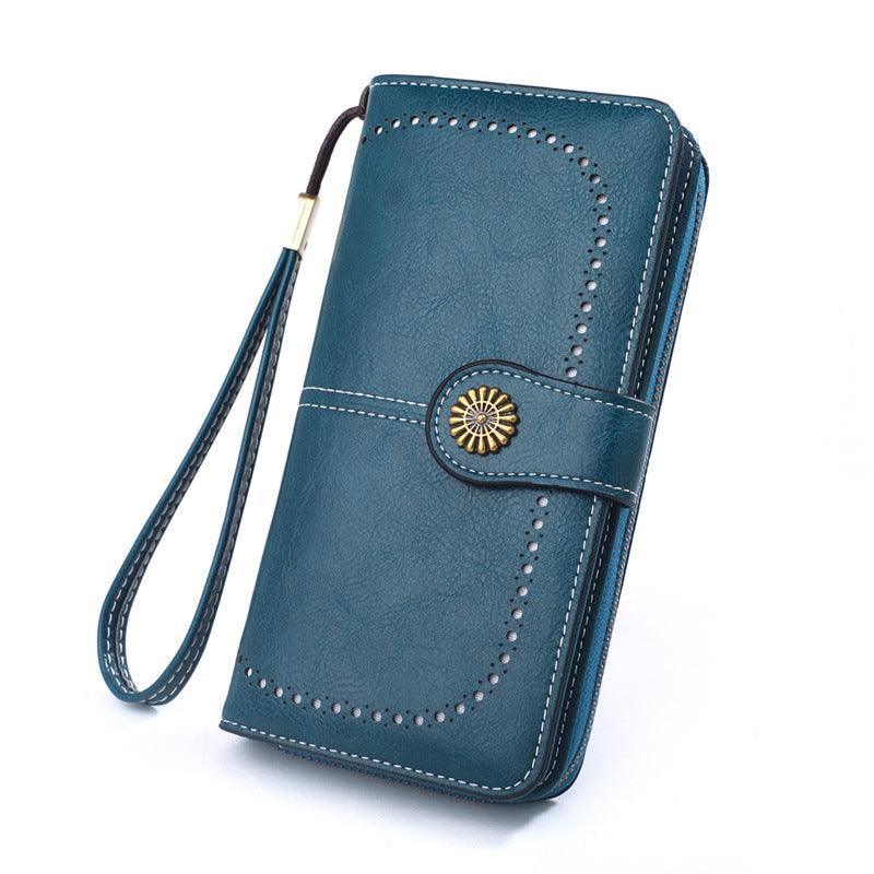 Women Wallets Purse Organizer Pouch Bag Credit Card Cash Holder Case Handbag Au - Brown