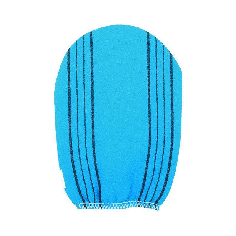Fiber Cleaner Bath Glove Exfoliating Towel Body Rub Shower Scrub Glove Washcloth - Pink