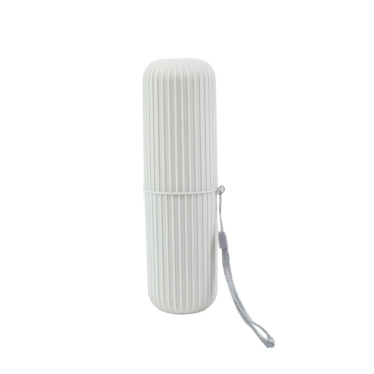 Travel Toothbrush and Toothpaste Holder Portable Bathroom Storage Box Case Cover - Green