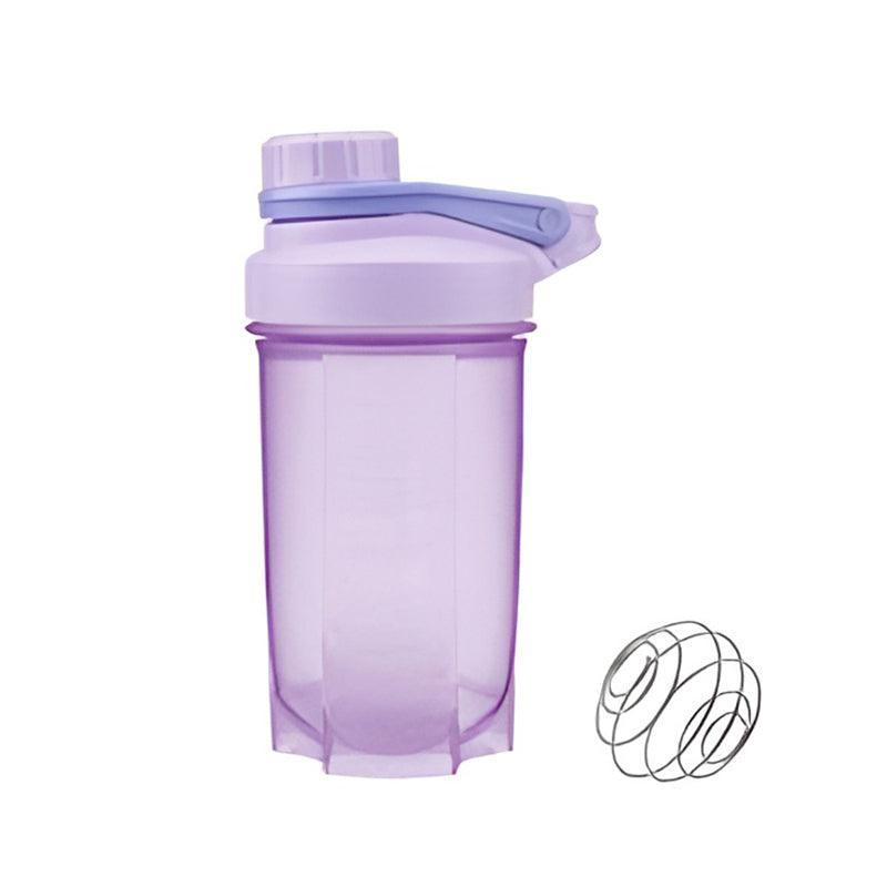 500ml Protein Powder Shake Ball Bottle Sport Mixer Shaker Mixing Drinking Cup - Pink