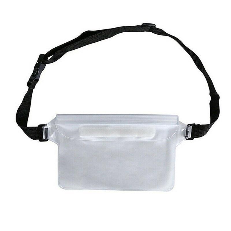 Waterproof Underwater Waist Belt Bum Bag Beach Swimming Boating Dry Phone Pouch - Orange