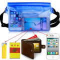 Waterproof Underwater Waist Belt Bum Bag Beach Swimming Boating Dry Phone Pouch - Yellow