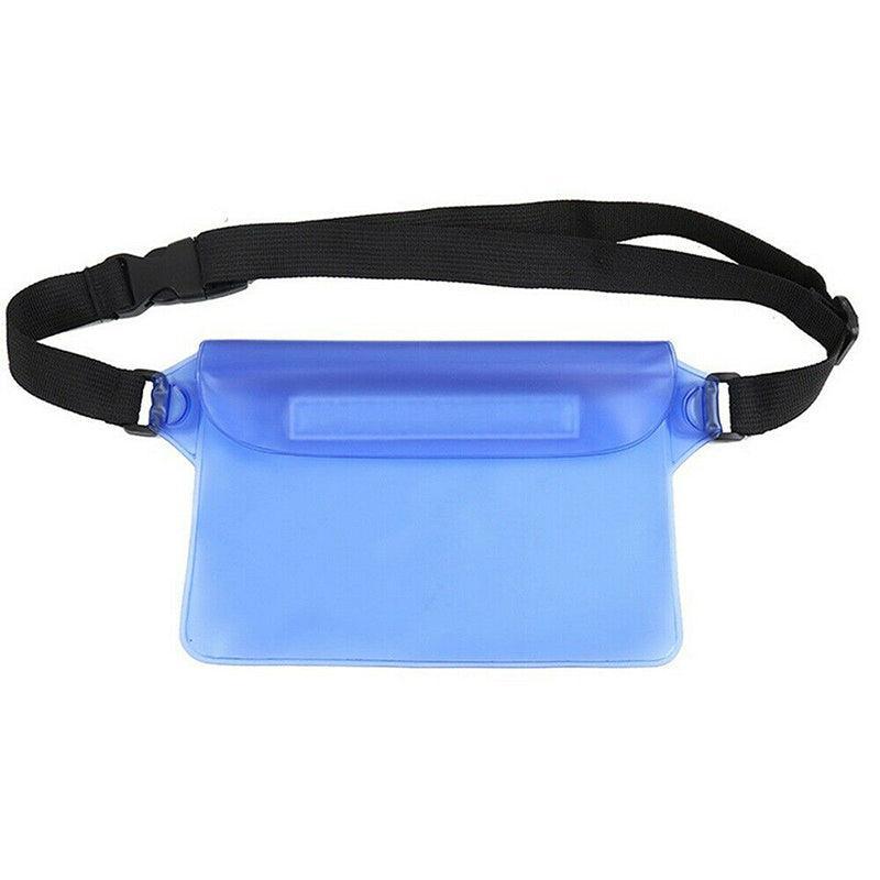 Waterproof Underwater Waist Belt Bum Bag Beach Swimming Boating Dry Phone Pouch - Yellow