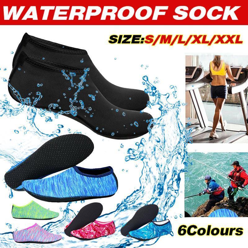Unisex Water Shoes Slip On Aqua Socks Swim Surf Diving Yoga Exercise Reef Shoes - Camouflage Red-XL