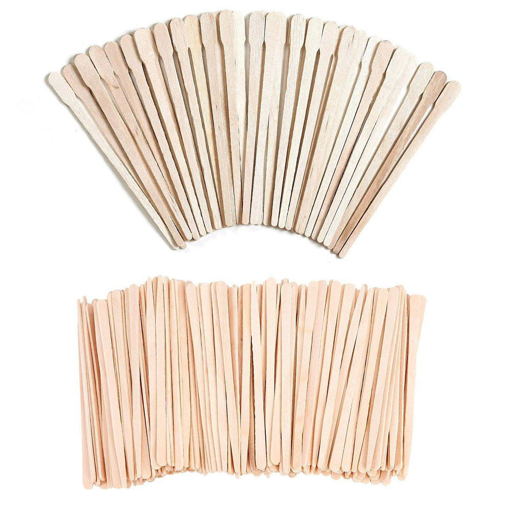 100pcs Beauty Shaving Wands Hair Removal Eyebrow Razors for Salon and Home Use - Flat