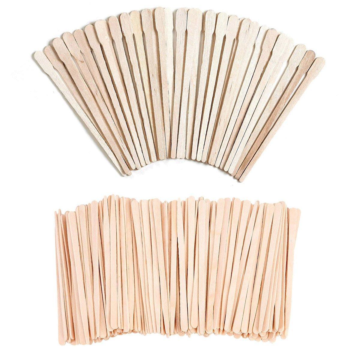 100pcs Beauty Shaving Wands Hair Removal Eyebrow Razors for Salon and Home Use - Flat