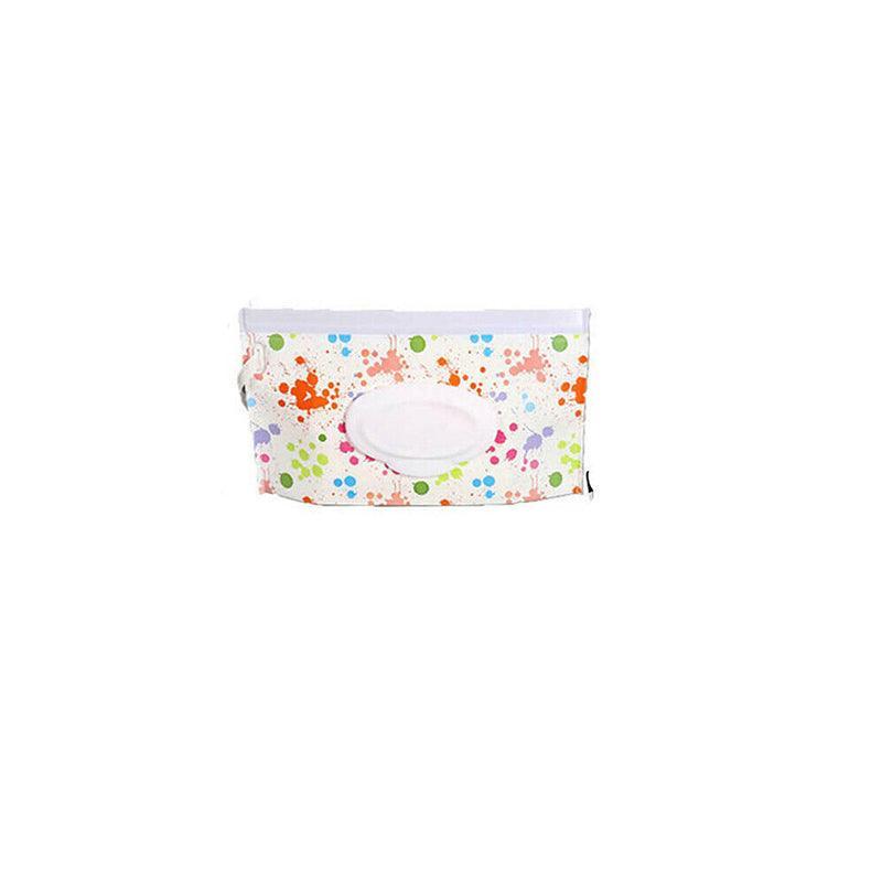 Portable Wet Wipe Pouch Dispenser Bag Travel Reusable Tissue Case Holder Storage - Blue