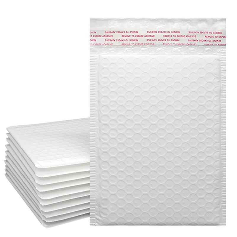 25PCS Poly Bubble Mailers Envelope Padded Bag White Cushioned Satchel 15 Sizes - 25PCS-16*21CM