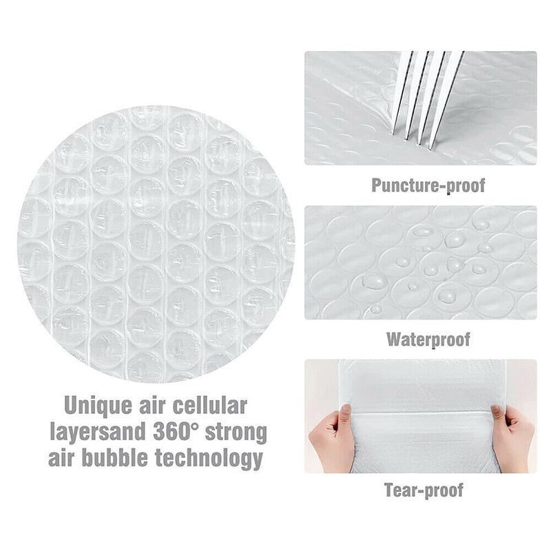 25PCS Poly Bubble Mailers Envelope Padded Bag White Cushioned Satchel 15 Sizes - 25PCS-19*27CM