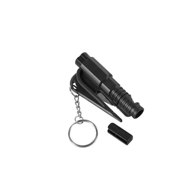 3 In 1 Car Window Glass Breaker Emergency Escape Tool with Cutter - Red