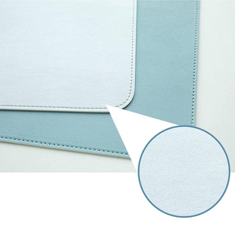 60*30Cm Leather Mouse Pad Gaming Waterproof Mousepad Desk Mat Anti-Slip Rubber - Wine Red