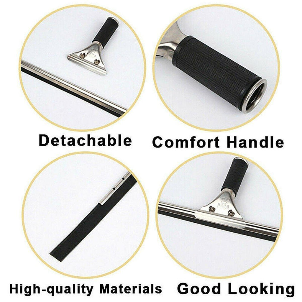 Household Wiper Bathroom Scraper Cleaning Tool for Glass and Floor Cleaning - 40CM