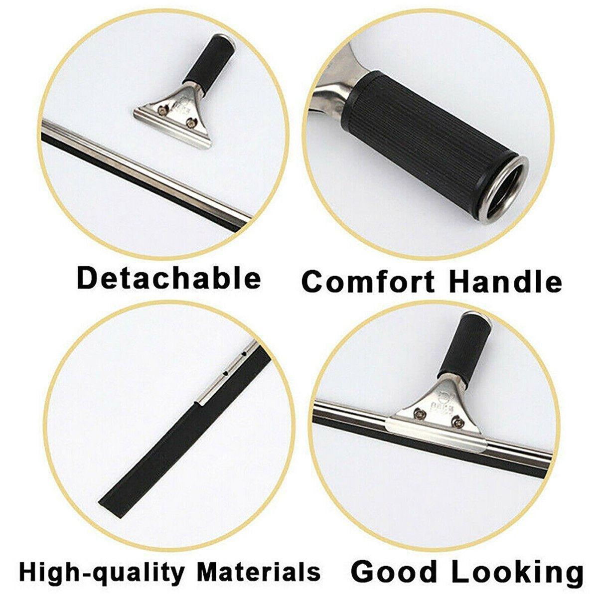 Household Wiper Bathroom Scraper Cleaning Tool for Glass and Floor Cleaning - 40CM