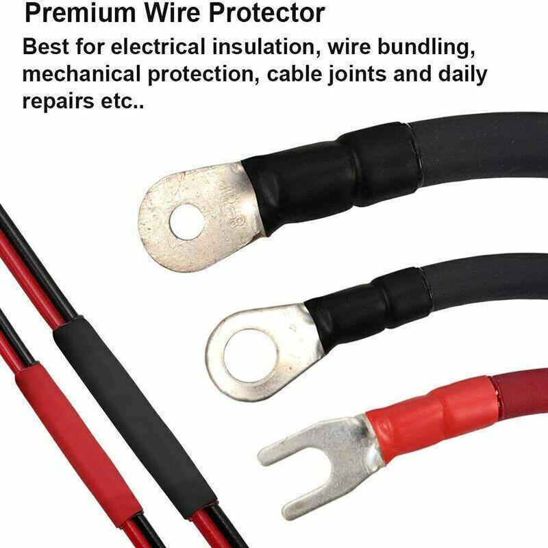 Grade Marine Heat Shrink Tubing 3:1 Wire Sleeve Glue Inside Fast Wrap Insulation Black 5M - 19.1mm*5M