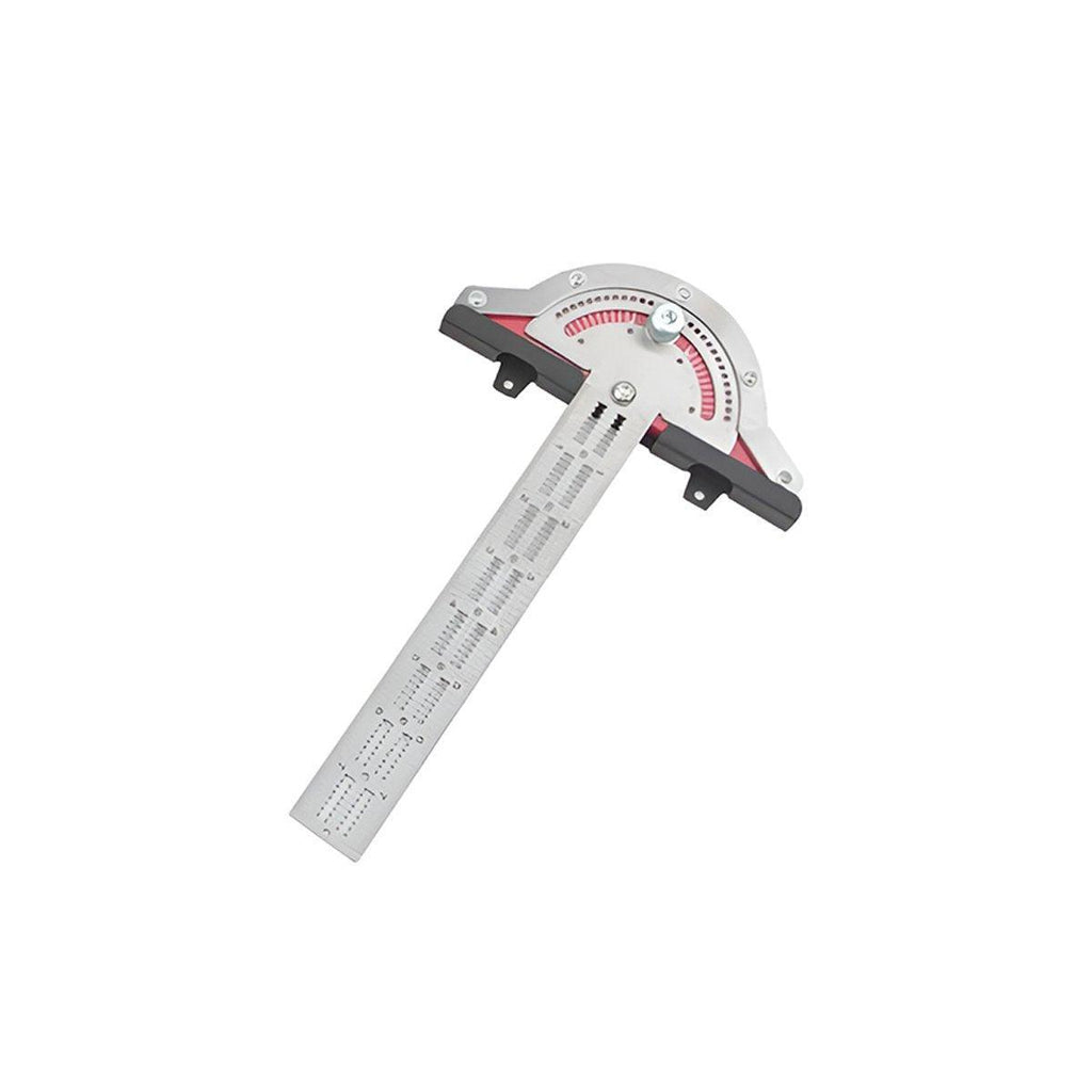 Woodworking Edge Ruler Protractor Angle Measuring Tool Carpenter - 15 inch