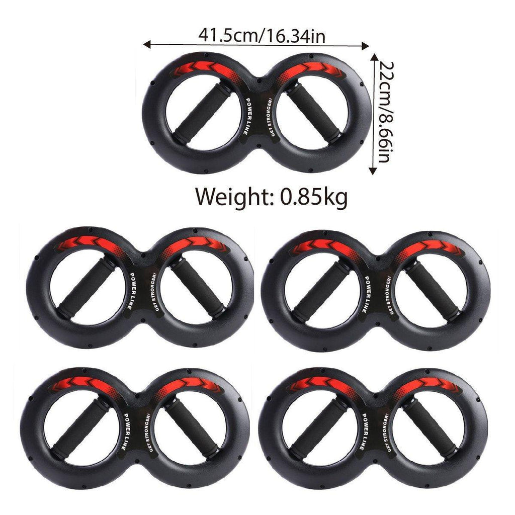 Multifunctional Arm Strength Grip Wrist Power Device Fitness Hand Grip Enhancer - 10kg
