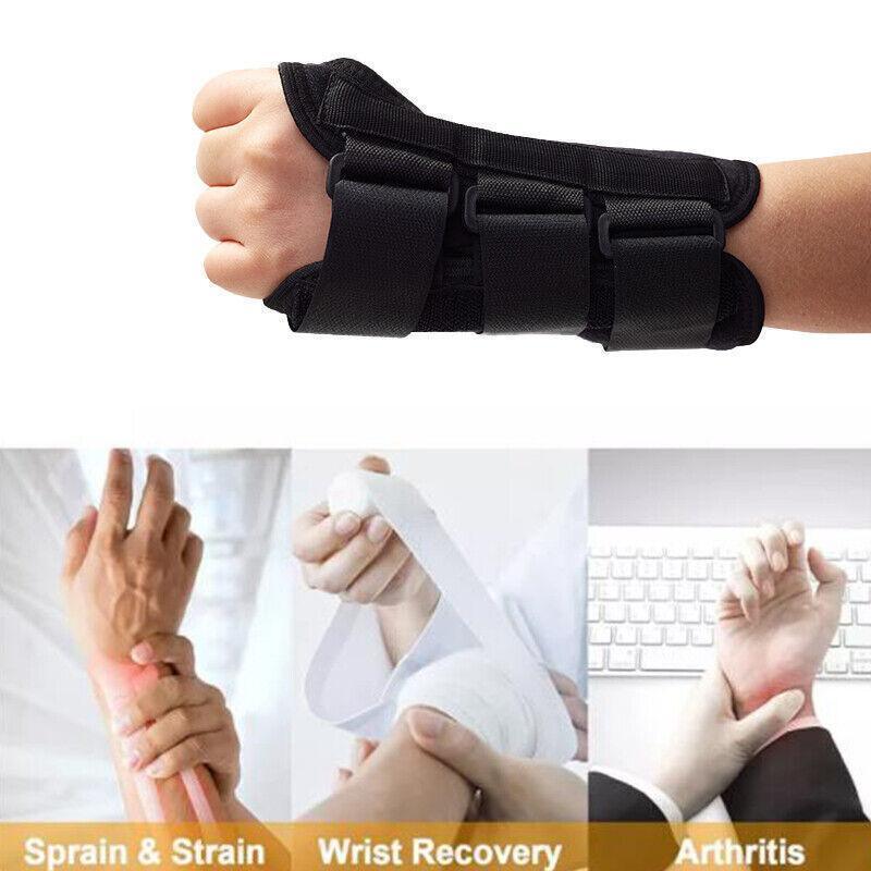 M Size Wrist Splint Brace Protection Support Strap Carpel Tunnel CTS RSI Pain Relief - Right