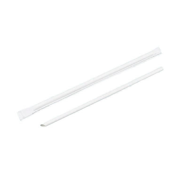 1000-2000pcs Colourful Paper Drinking Straws FOIL Metallic Party - Kraft-12*200mm 1000PCS