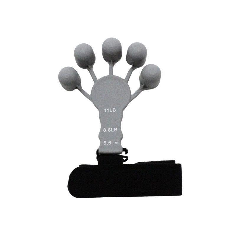 Finger Exerciser Strength Gripper Forearm Trainer Hand Grip Strengthener Therapy - 1# Grey (11LB)