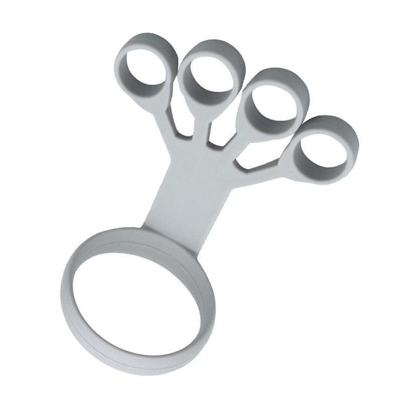 Finger Exerciser Strength Gripper Forearm Trainer Hand Grip Strengthener Therapy - 1# Grey (11LB)