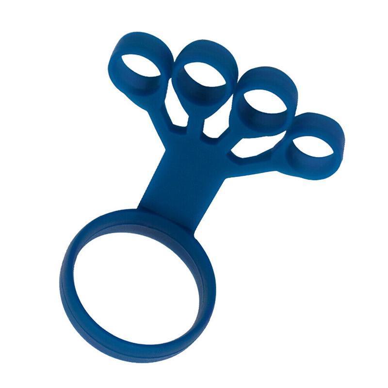 Finger Exerciser Strength Gripper Forearm Trainer Hand Grip Strengthener Therapy - 2# Grey (11LB)