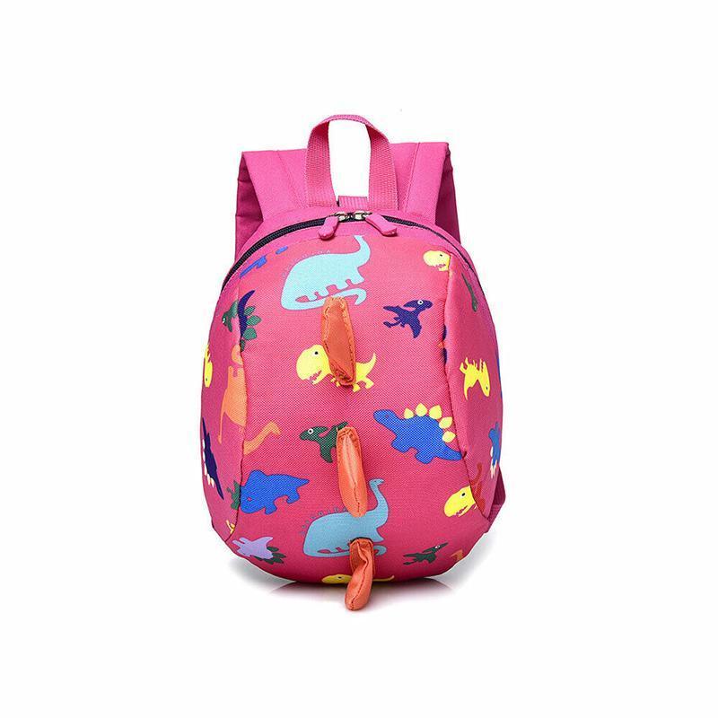 Kids Safety Harness Backpack Toddler Leash Dinosaur Bag Child Anti Lost - Green