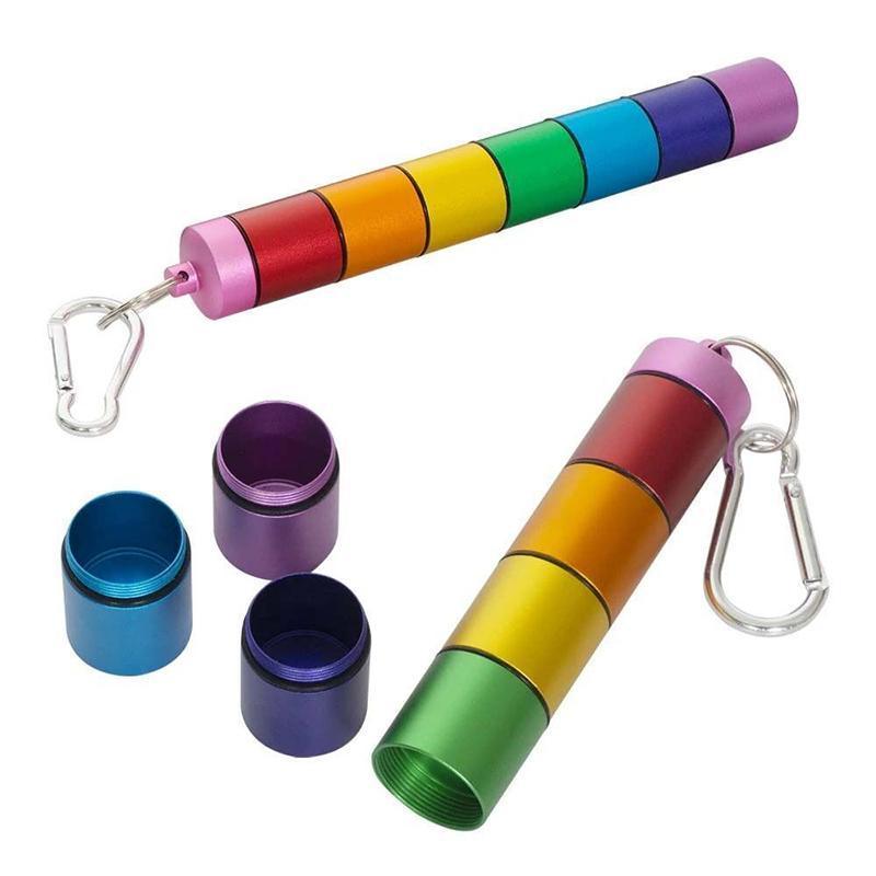 7Day Pill Box Medicine Storage Weekly Tablet Container Case Organizer Dispenser - Multicolor