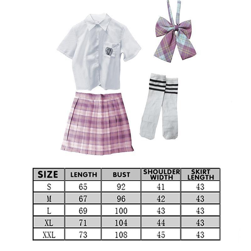 Women Girls School Pleated Skirt Summer High Waist  Tartan Short Skirt AU Stock - L