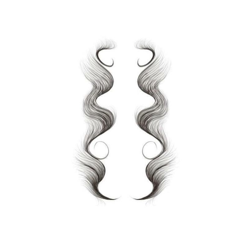 Hairline Edge Tattoo Stickers - Curly Fringe Decals for Women Styling - 9