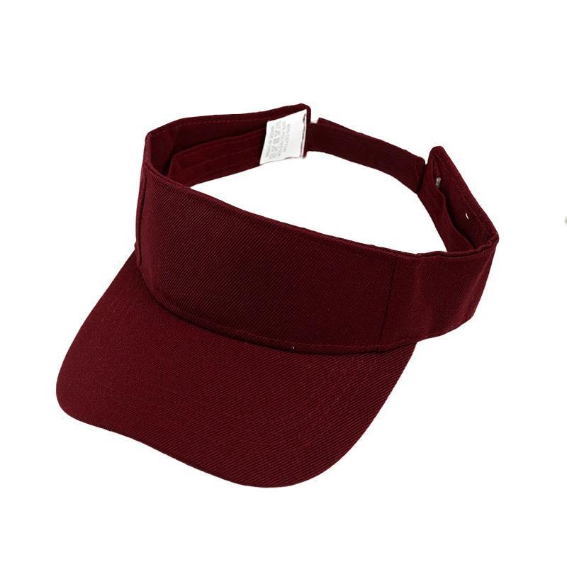 Women Adjustable UV Protection Sport Visor Cap Beach Sun Hat New Stylish Design - Khaki
