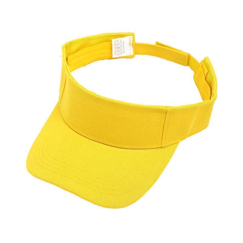 Women Adjustable UV Protection Sport Visor Cap Beach Sun Hat New Stylish Design - Wine Red
