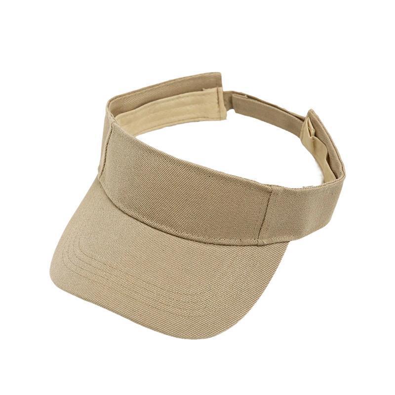 Women Adjustable UV Protection Sport Visor Cap Beach Sun Hat New Stylish Design - Orange